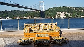 8" Thickness Meditation Yoga Loveseat, Healing Room Floor Cushion, Pallet Sofa, Floor Couch, Sectional Sofa, Arabic Majilis, Arabic Jalsa (Sofa Full Set)