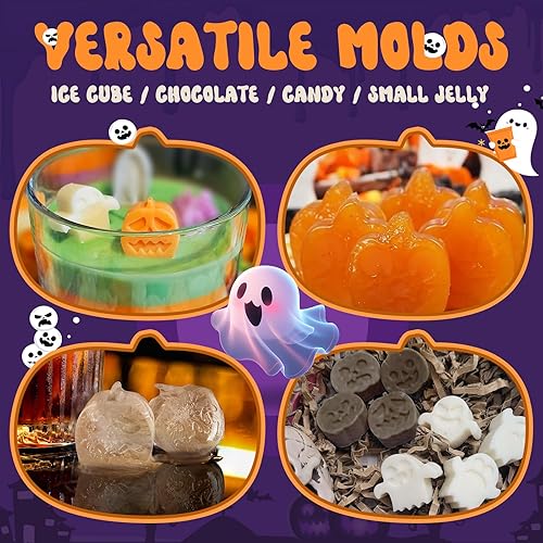 Miniatura 9 de Moldes de silicona para flores de chocolate, 4 unidades, 11 formas, 60 cavidades, molde para fondant de chocolate, tamaño bocado, rosa, floral, para