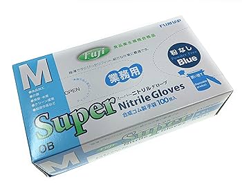 【豆】　スーパーニトリルグローブ　Mサイズ 1ケース 楽天市場】【期間限定】フジ スーパーニトリルグローブ 粉なし