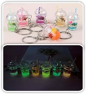 سلسلة مفاتيح بتصميم فاكهة وورود تتوهج في الظلام - قطعة عشوائية في صندوق هدايا، سلسلة المفاتيح مناسبة لجميع الأوقات مع الأصدقاء من جاك بيك (عشوائي)