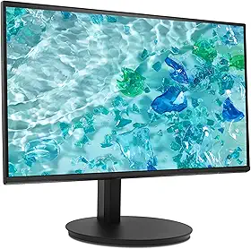 Monitor Acer CB242Y Gbipr 23.8' LED IPS 120Hz 85% de PCR Adaptive-Sync Support Pivô 90º Selo Energy star