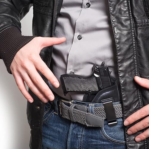 Miniatura 5 de Funda de transporte oculta universal IWB para pistola con linterna láser debajo del barril montada en pistola se adapta a Glock 17192023  Beretta 92