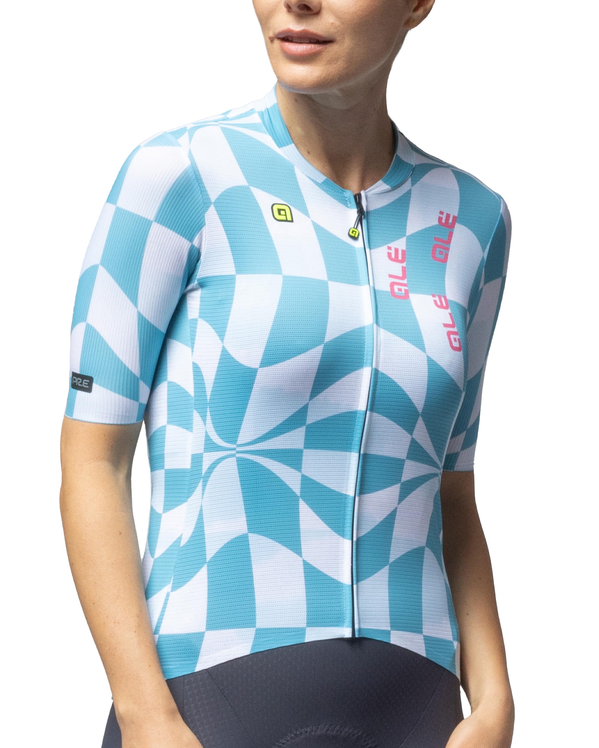 Alé Cycling Women's PR.E Multiverso 2.0 Short Sleeve Cycling Jersey, Jade Green, M