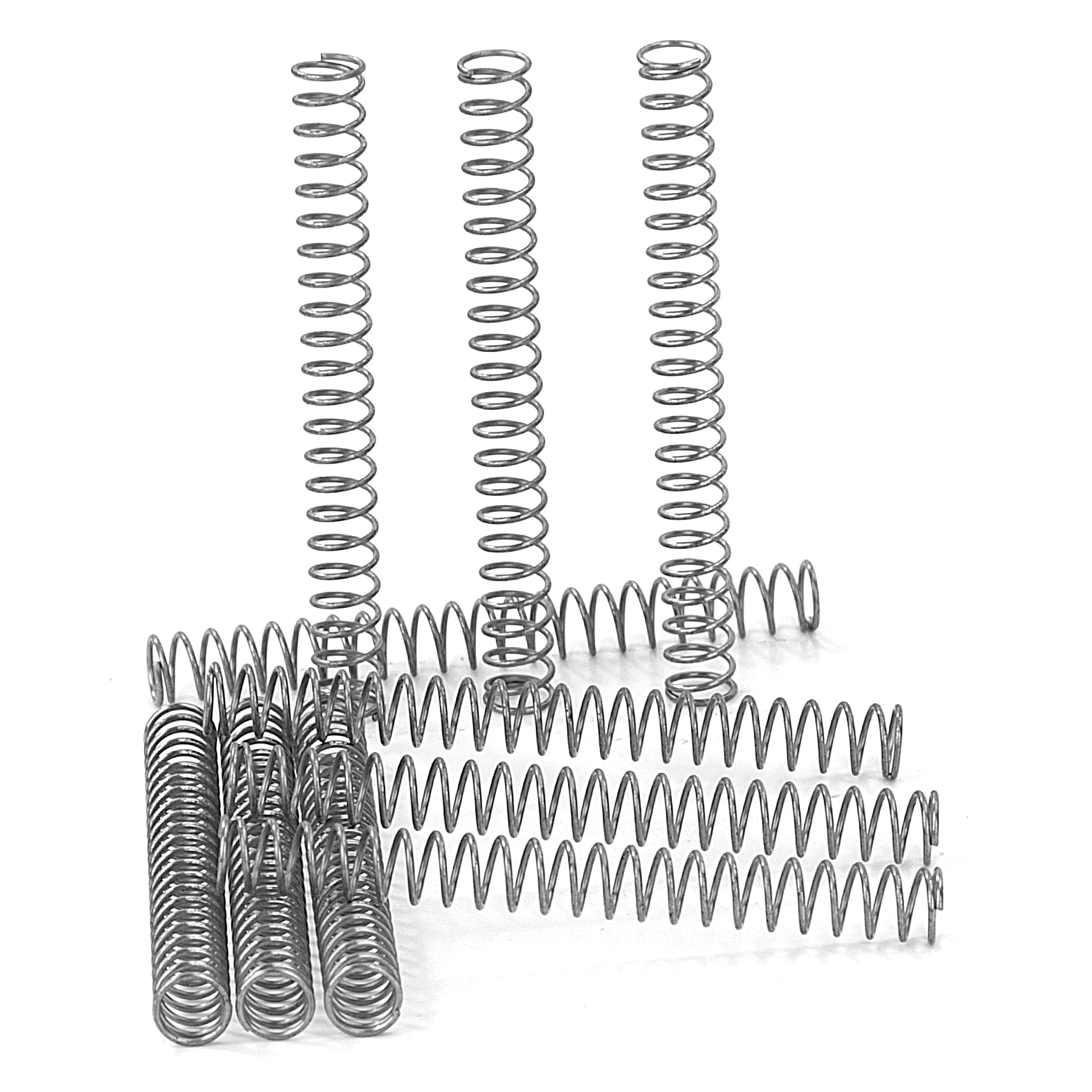 Ressort de Compression 45mm Ressorts Compression en Acier Inoxydable Diamètre du Fil 0,5mm Diamètre Extérieur 5mm Force du ressort 0,81KG 20 Pièces