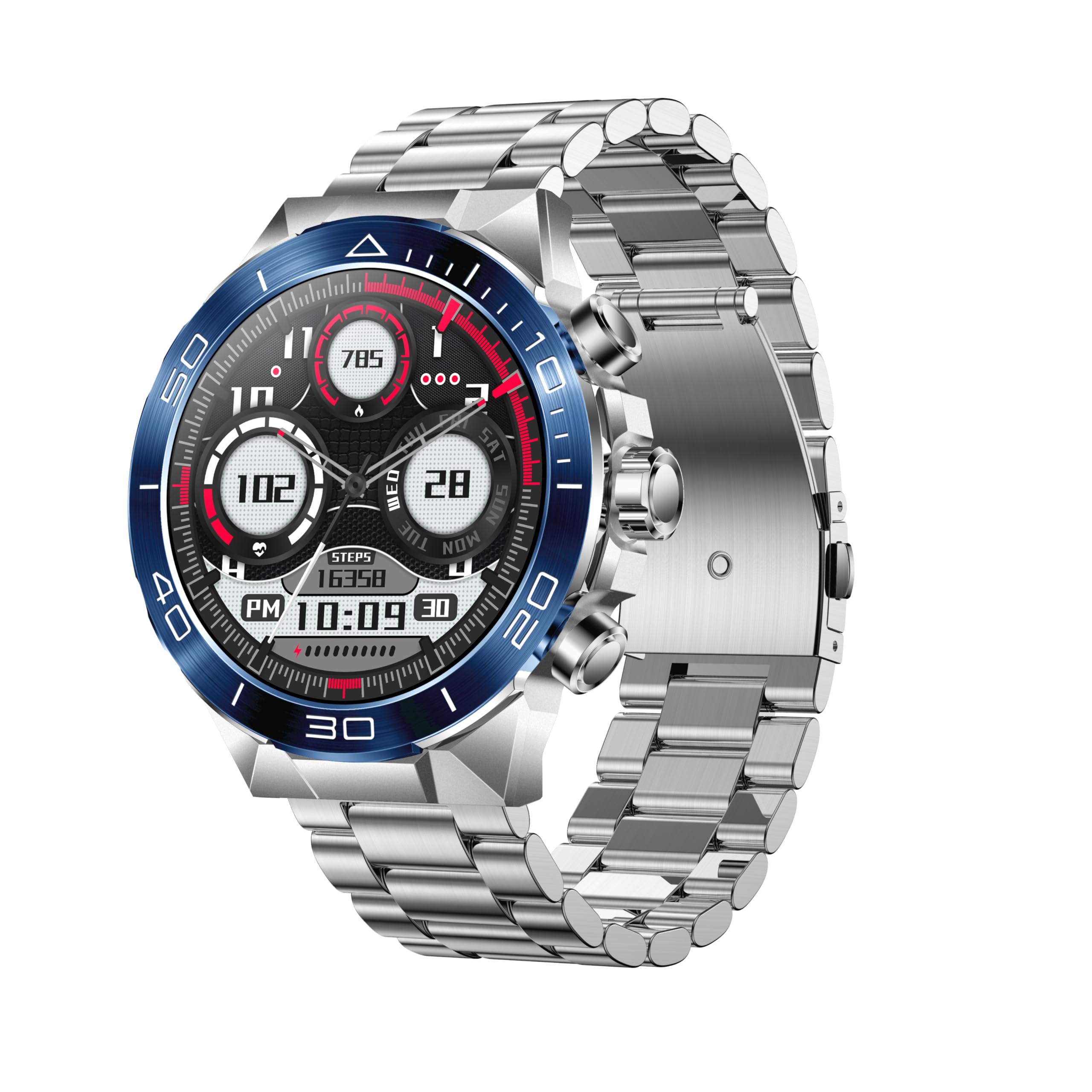 Smartwatch Uomo Impermeabile con Sport Contapassi