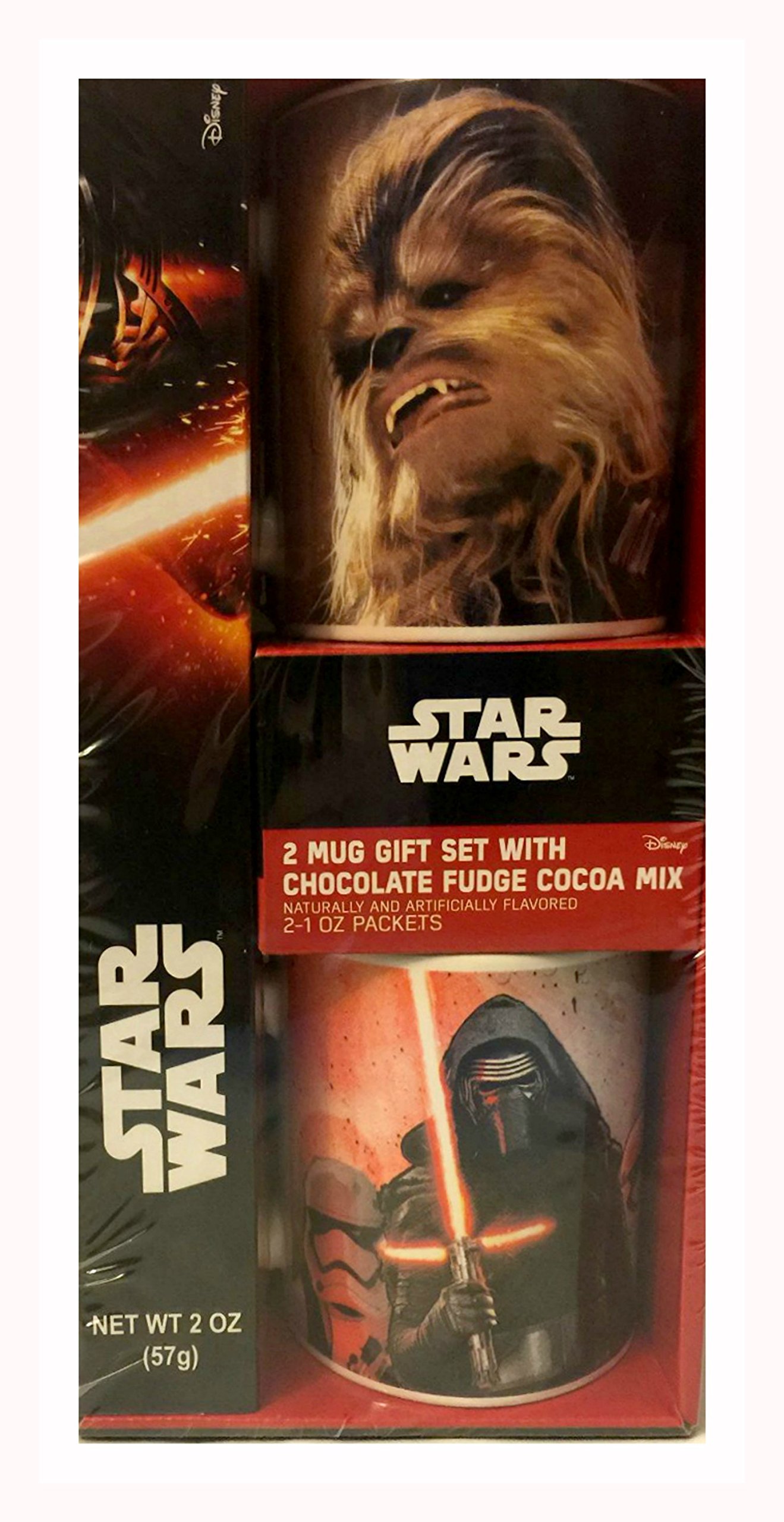 Disney Star Wars Mug Set with Packets Chocolate Fudge Cocoa Mix by  Galerie