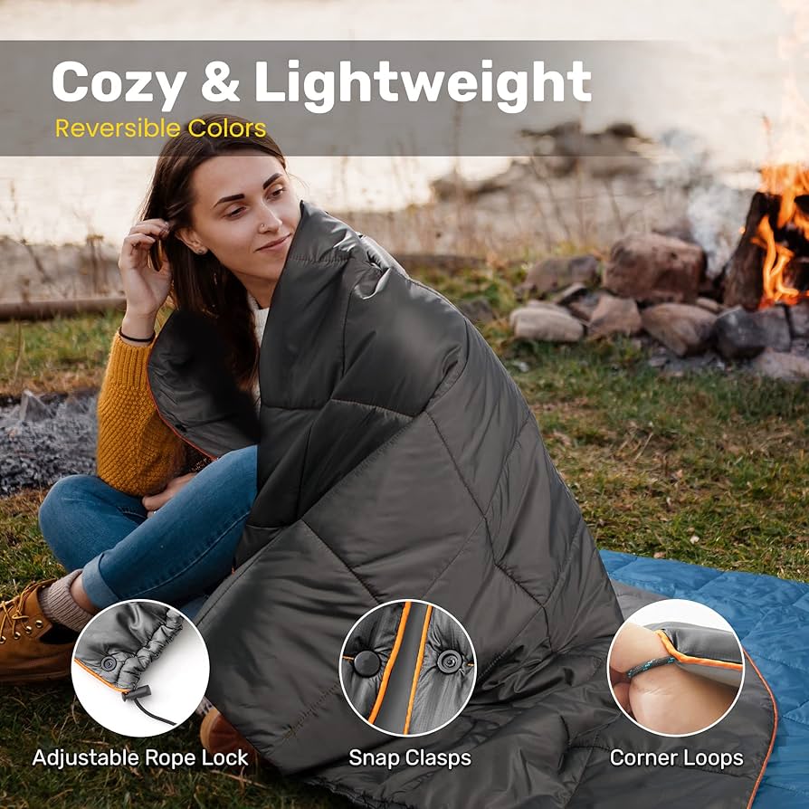 アウトドア寝具 TWO DOLLARS\" Blanket Amazon.com: UNIKOME Outdoor Camping Blanket - Packable Waterproof