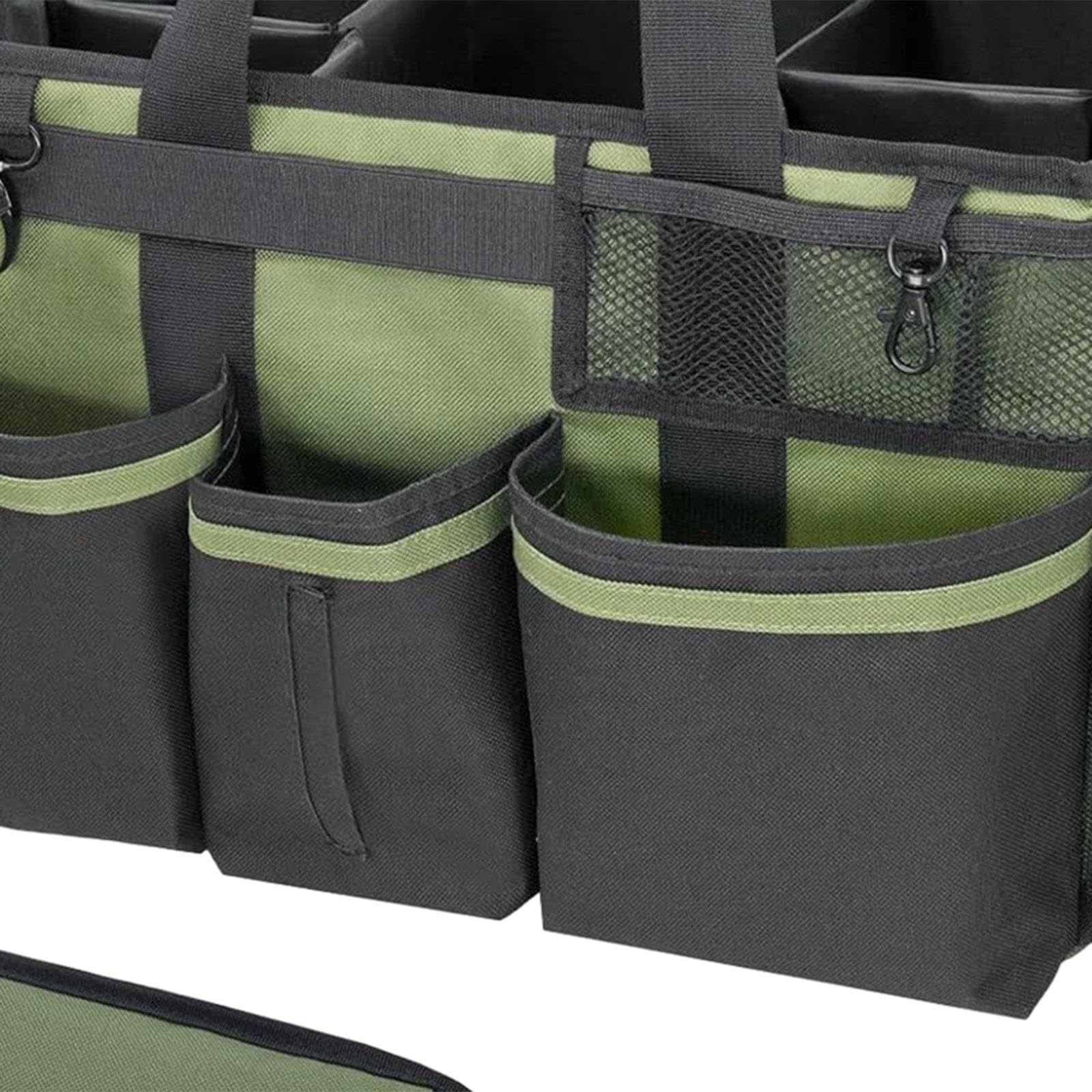 Caja de Almacenamiento de Productos de Limpieza, Organizador de Productos de Limpieza, Múltiples Bolsillos, Bolsa de Almacenamiento