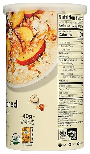 Miniatura 8 de 365 by Whole Foods Market Oats Old Fashioned - Recipiente orgánico enrollado 42 onzas