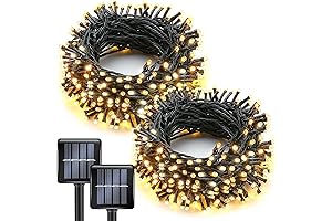 Solar Lit 2pack Warm White Outdoor Christmas Wreaths