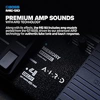 Vista 5 de BOSS ME-90 Multi-efectos de guitarra Procesador de guitarra todo en uno 11 modelos de amplificador AIRD integrados 60 efectos derivados