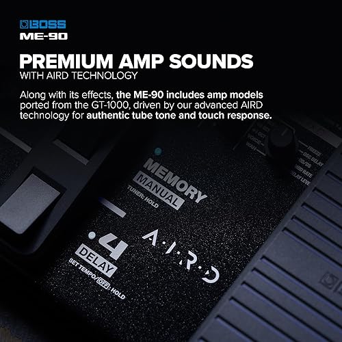 Miniatura 5 de BOSS ME-90 Multi-efectos de guitarra  Procesador de guitarra todo en uno  11 modelos de amplificador AIRD integrados  60 efectos derivados del