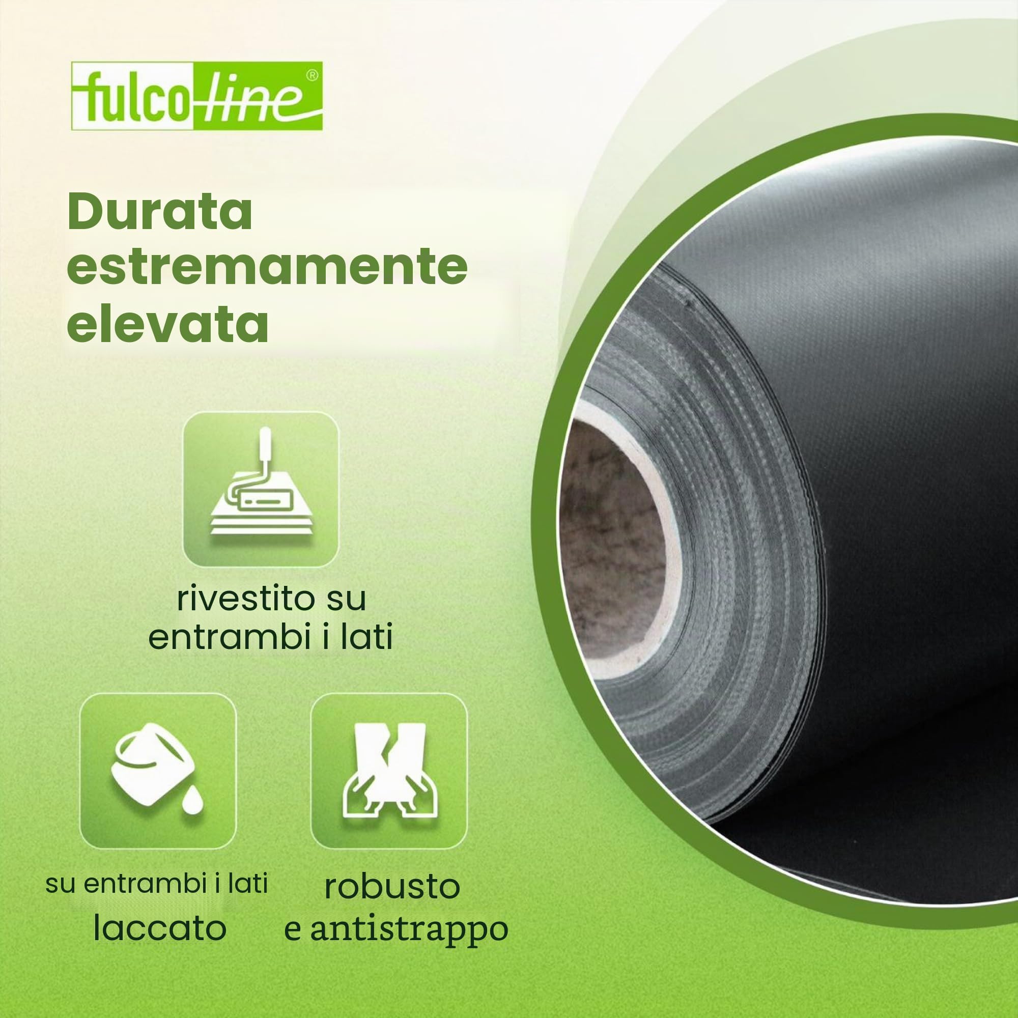 Telone per camion, 700 g, telo di copertura in PVC, occhielli ogni 50 cm, con orlo su misura, impermeabile, robusto, resistente ai raggi UV, di alta qualità (antracite, 2,40 m x 6,00 m)