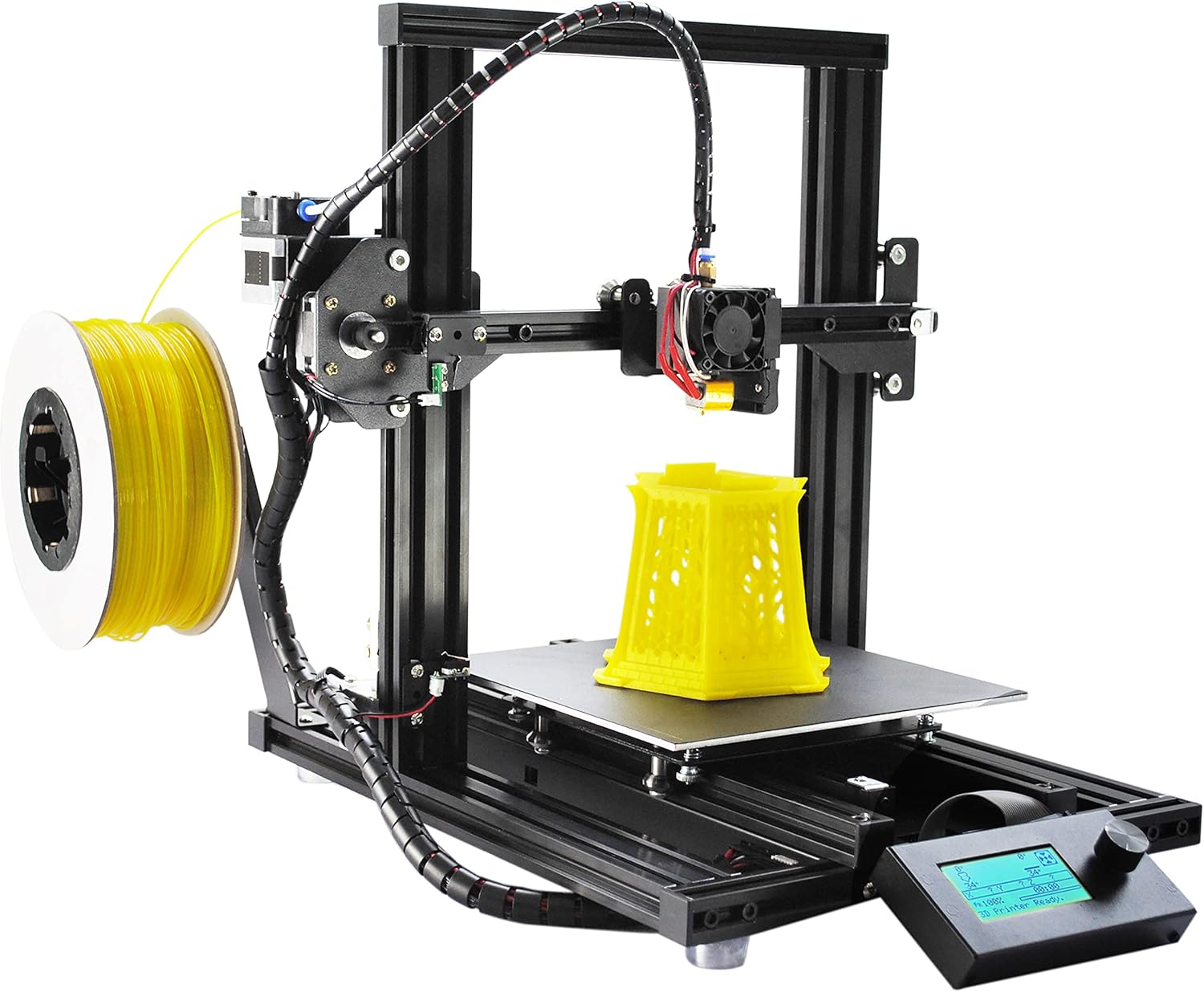 review MALYAN MA10-Mini 3D Printer - FDM 3D Printer for Kids and Beginners with Power Supply Protection Device and Magnetic Flexible Removable Build Plate DIY 3D Printers Printing Size 200x200x200 mm