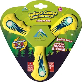 Comet Boomerangs – Espuma rígida para diversão segura e de baixo vento!