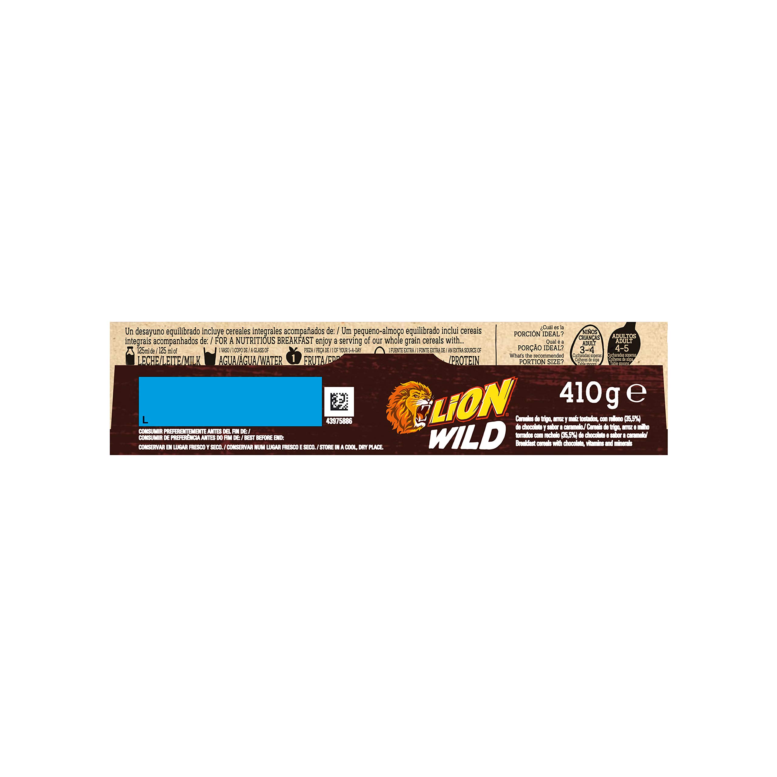 Cereales Nestlé Lion Wild - 8 paquetes de 410 g