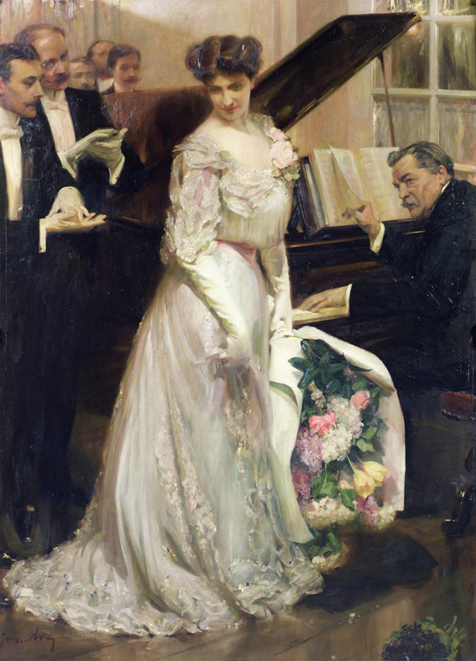 ARTXLXXBN Famous Painting Art Wall Decor Abstract Art Picture the Celebrated by Marius Avy Animal Pictures for Home Decor 60x90cm