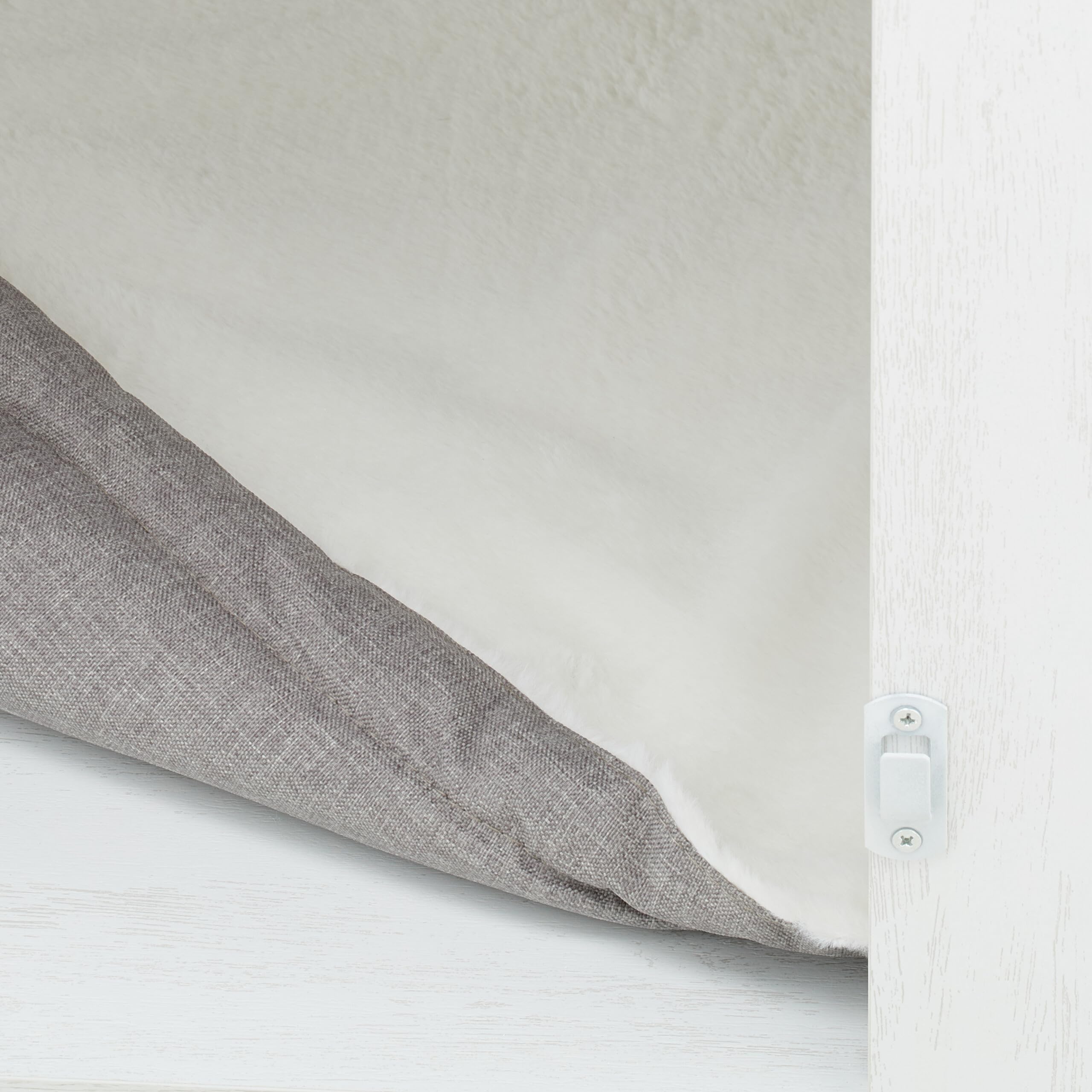 Relaxdays Jaula Perros, Mueble Mascotas Interior, 65,5x102x60 cm, con 2 Cuencos Giratorios, MDF y Acero, Blanco y Marrón