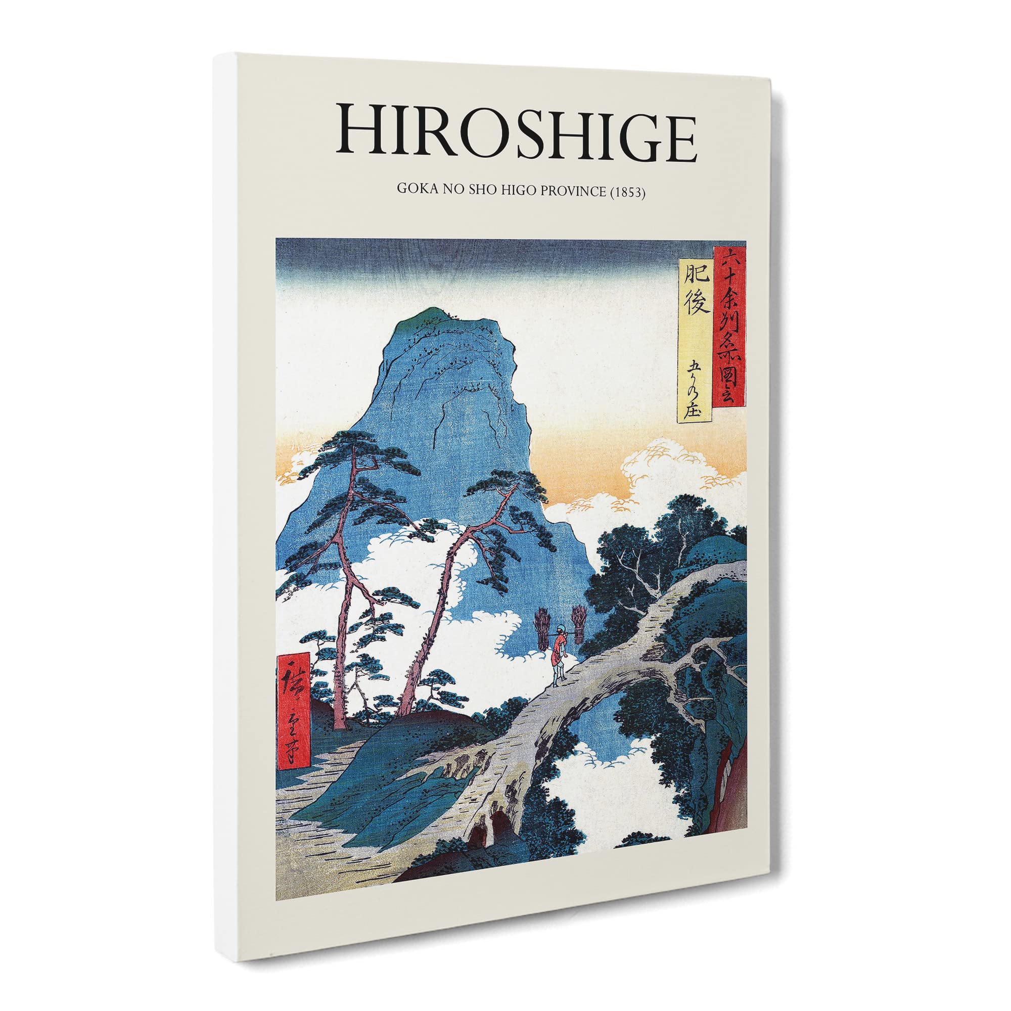 Goka No Sho By Utagawa Hiroshige Canvas Print, Mixed, 25L x 50W cm