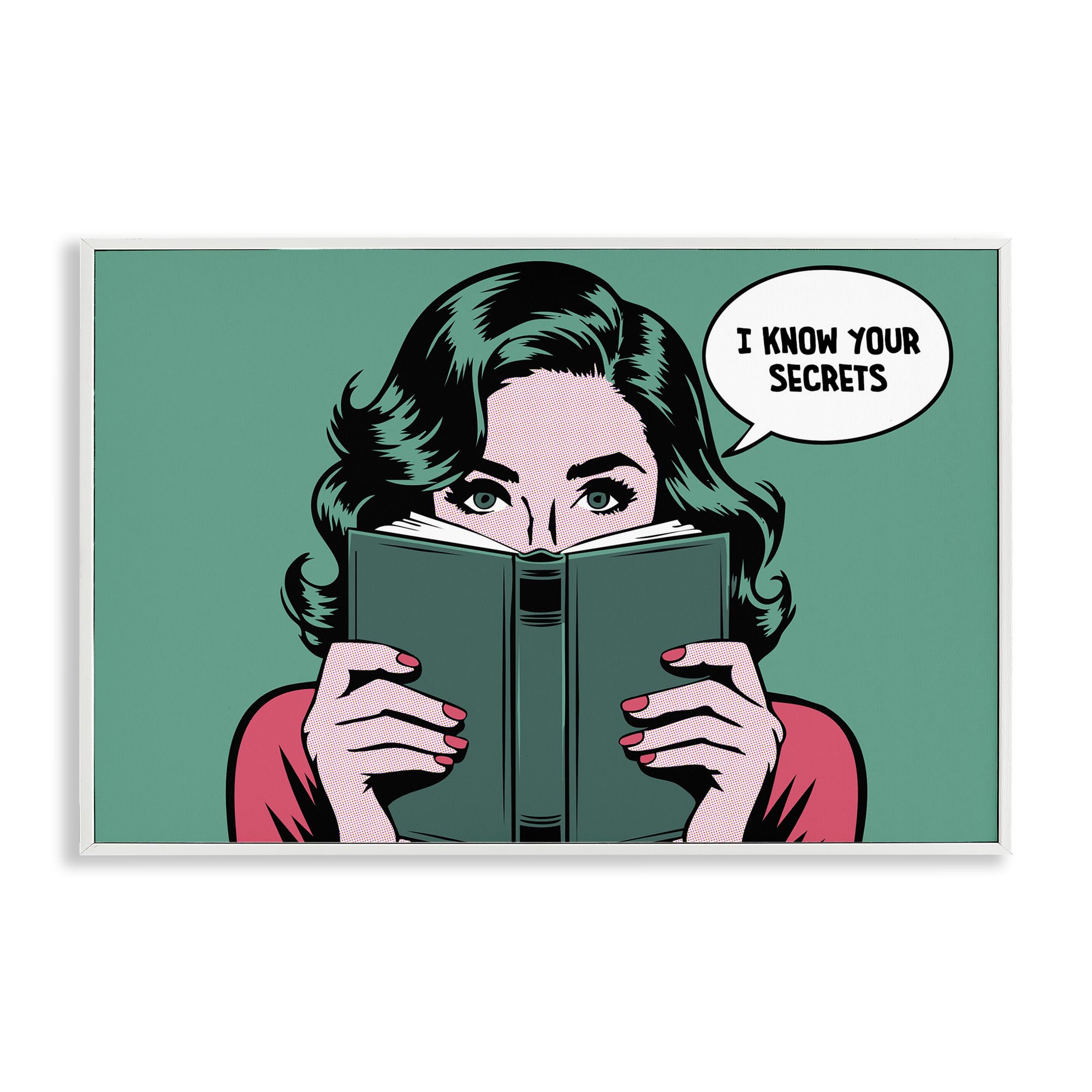 Stupell Industries Coastal White (Textured) 'Know Your Secrets'| Framed Giclee Art