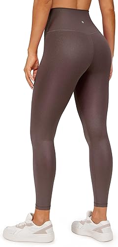 Miniatura 2 de CRZ YOGA Butterluxe Matte Faux Leather Leggings for Women 25" - High Waisted Stretch Ankle Leather Pants Pleather Tights