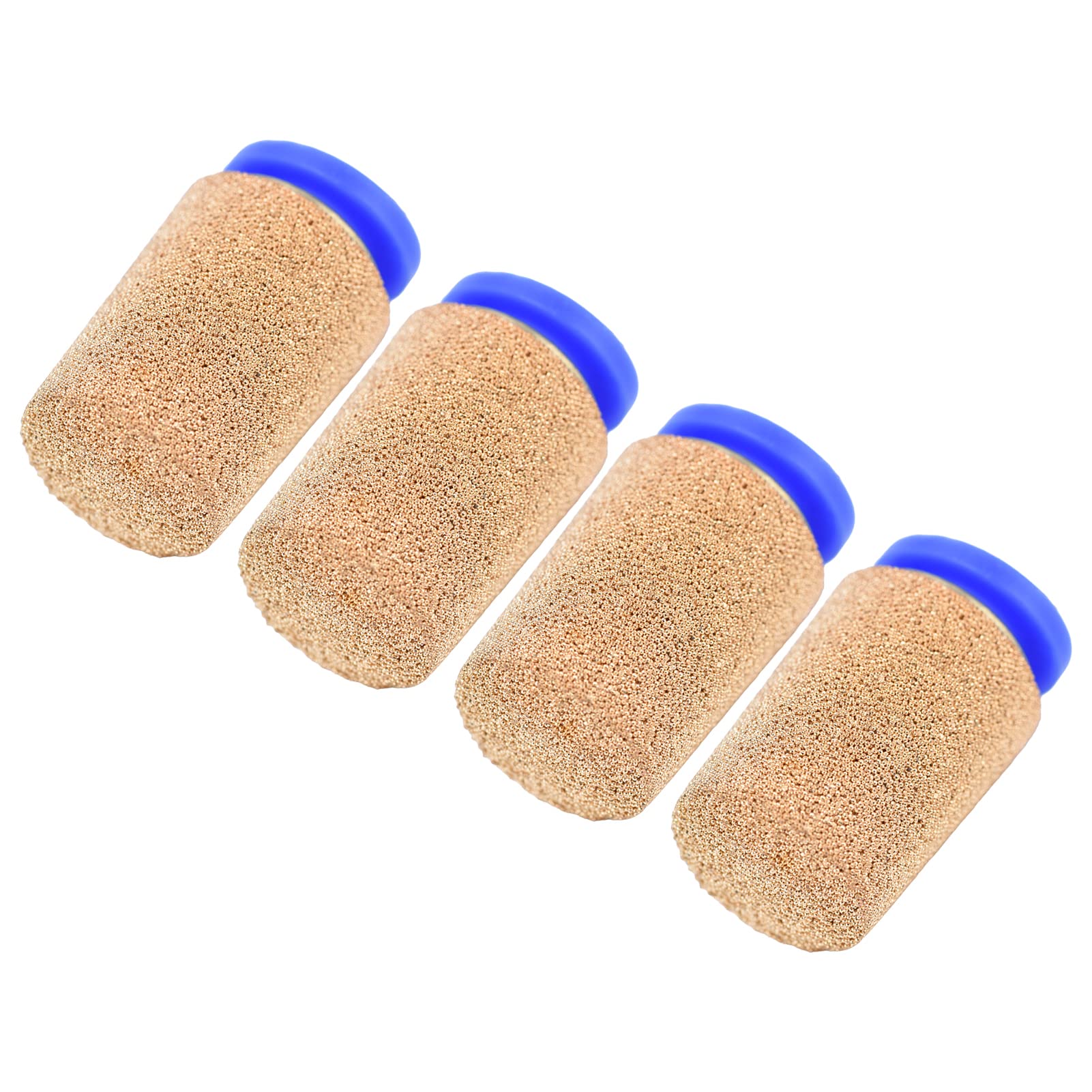 Pneumatic Muffler, Brass 4Pcs Metal Air Filter for Solenoid Valves for Crankcases for Cylinders
