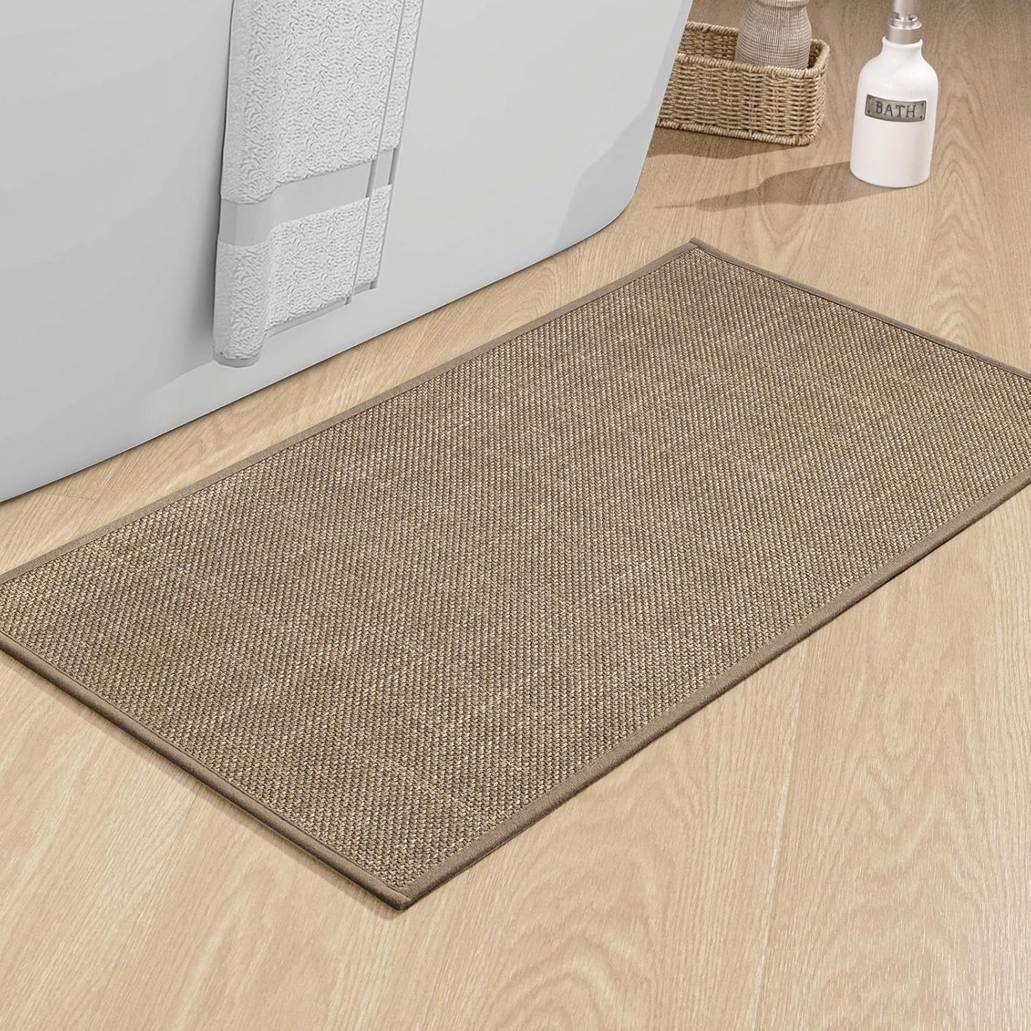 Amazon.com: chakme Quick Dry Bath Mat, Ultra Thin Bath Mat Absorbent ...