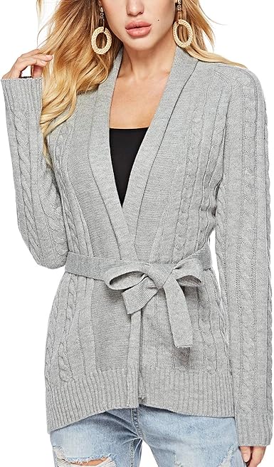 Cardigan with a belt Clearance