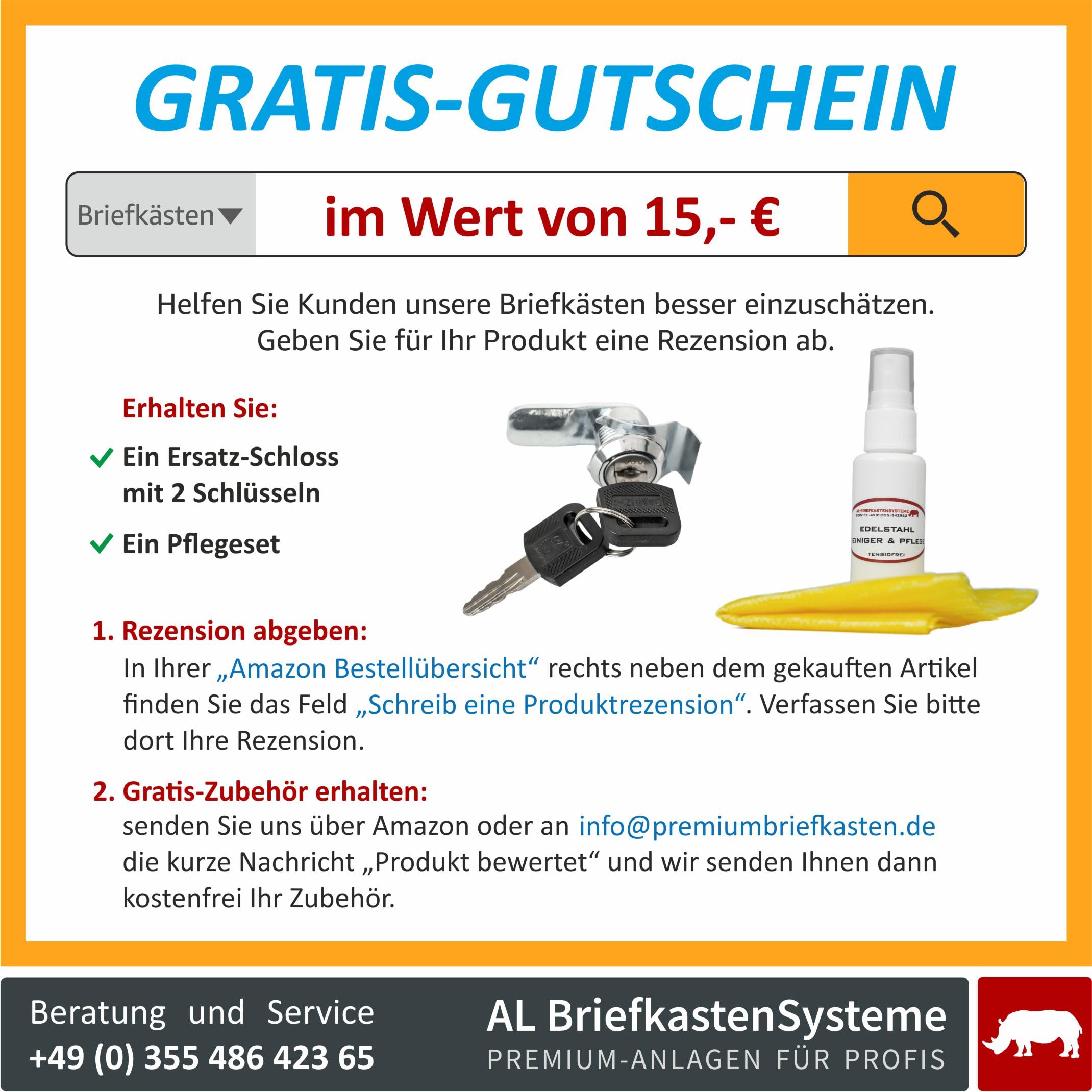 AL Briefkastensysteme Laser-Line 1er Briefkasten personalisiert mit Namen + Hausnummer - Postkasten Anthrazit RAL 7016 modern mit Zeitungsfach Gravur & Absenkautomatik für Wand- & Zaunbriefkasten