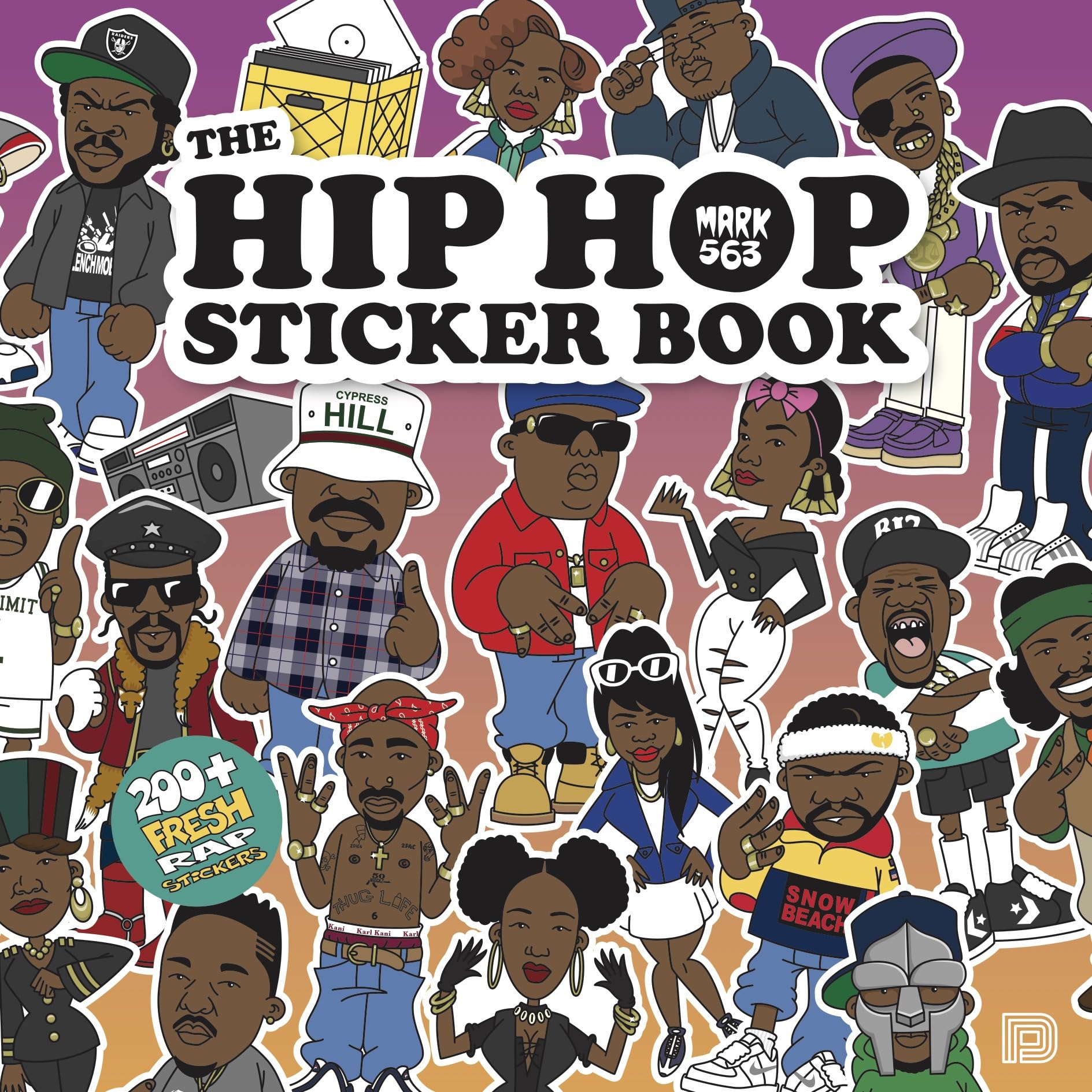 The Hip Hop Sticker Book by Mark 563 PAPERBACK 9789189944084