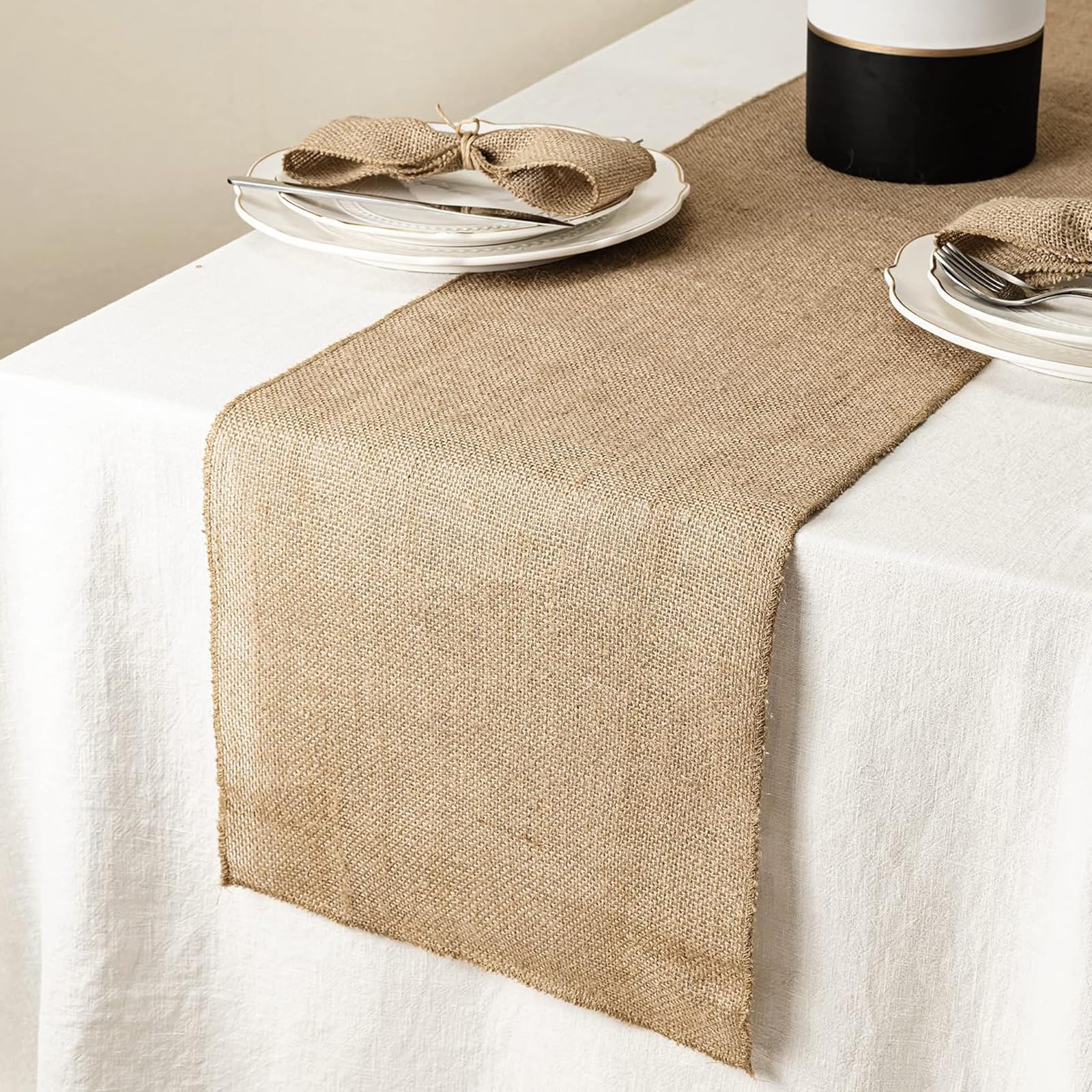 Rouleau De Jute Naturel 30cm X 10m - Chemin De Table écologique Pour Déco Mariage Et Maison