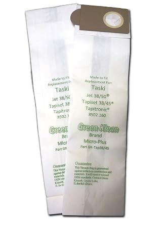 GK-Tap38/45 Taski Jet 38/50, Tapiset 38/45 and Tapitronic Replacement Bags Pack of 100