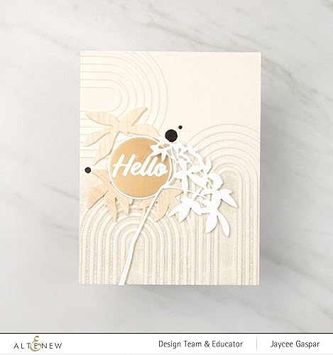 Miniatura 3 de Altenew Troquel con patrón de hojas sin residuos, hermosos troqueles florales para manualidades de papel, tarjetas y álbumes de recortes, troqueles