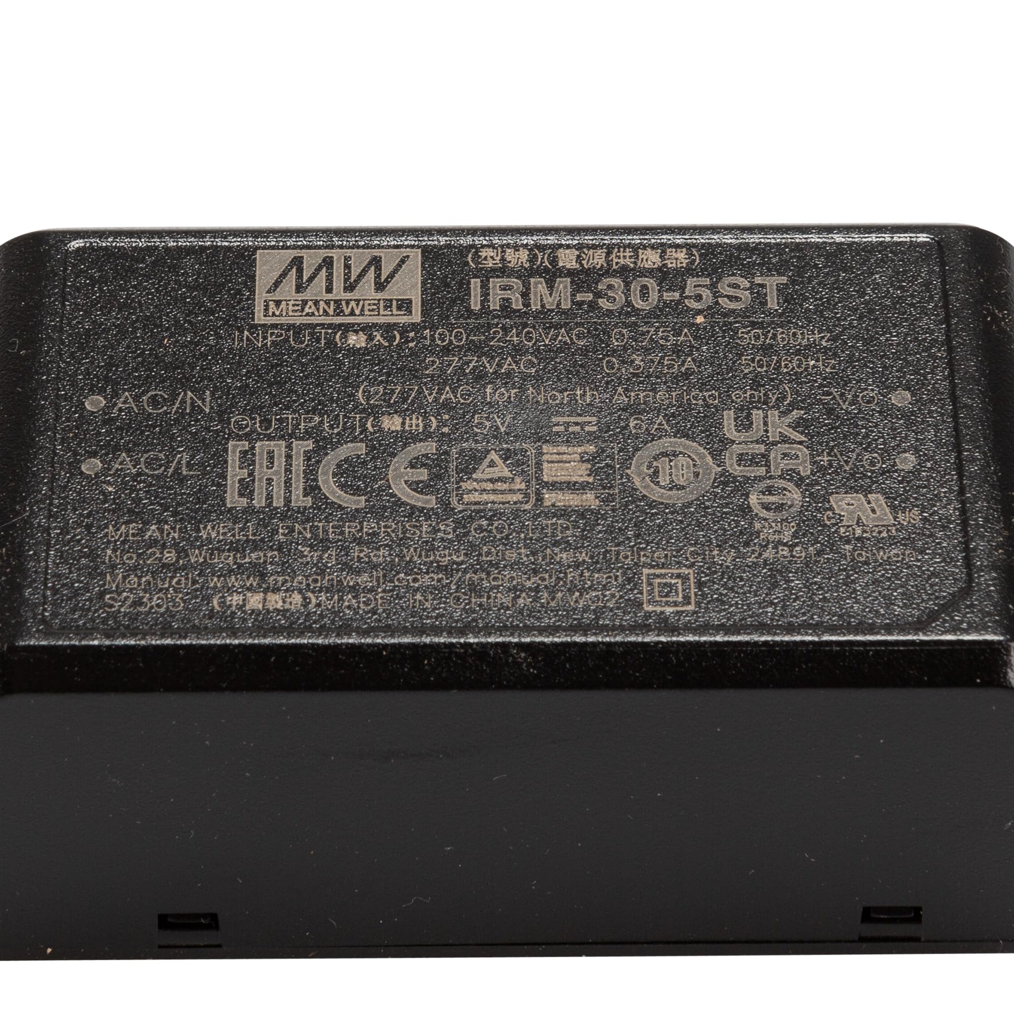 Mean Well 1371708 IRM-30-5ST - Alimentatore di rete AC/DC, 5 V, 6000 mA 30 W