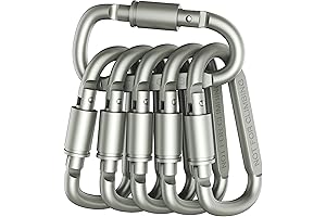 Premium Aluminum D-Ring Locking Carabiners: Your Trusted Companion for Seamless Adventures