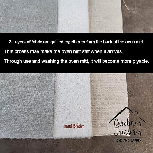 Miniatura 5 de Caroline's Treasures SS8285OVMT - Manopla de horno husky siberiano, grande, multicolor