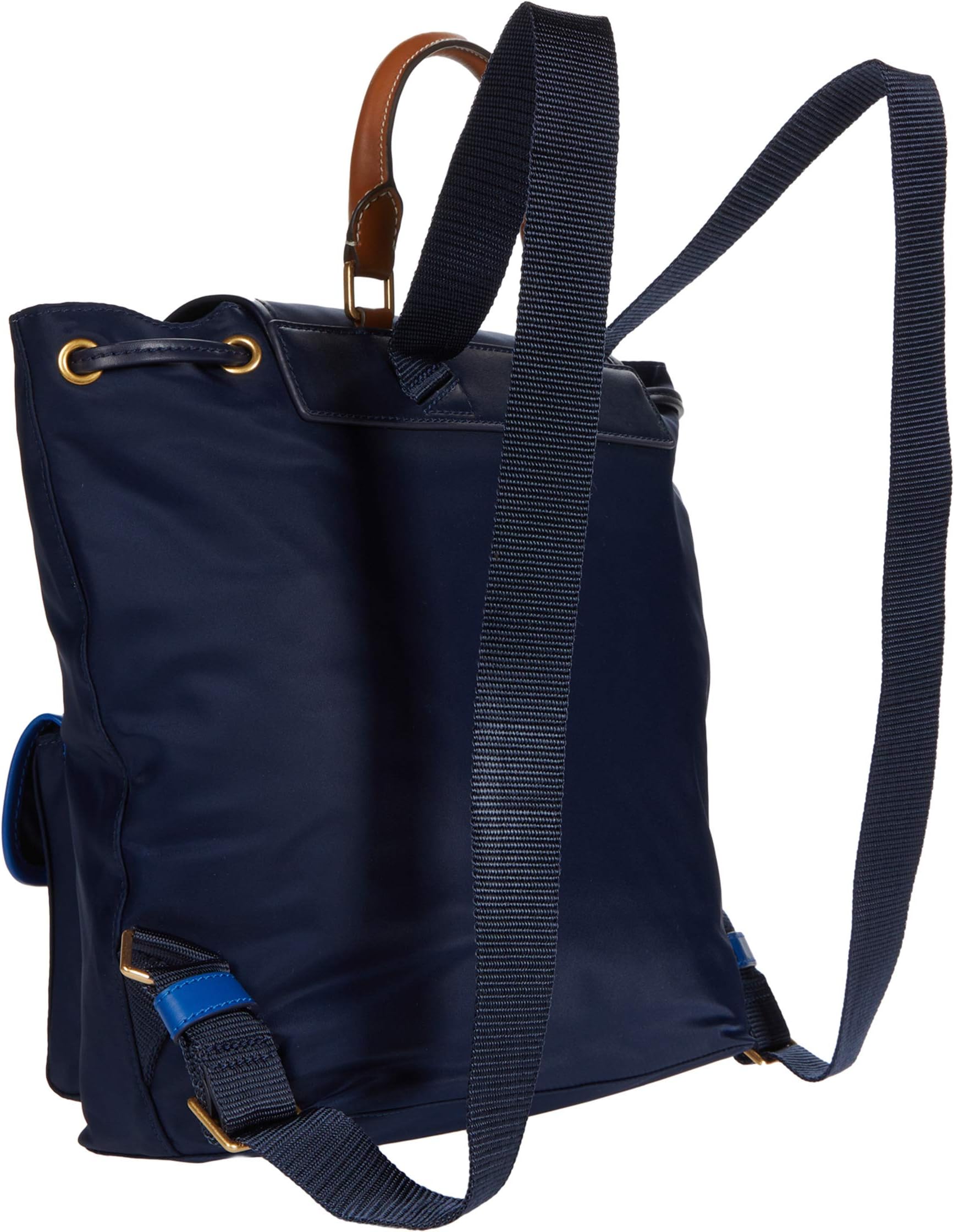 perry nylon flap backpack