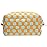 PAZIMIIK Checkered Makeup Bag for Purse Portable Zipper Make Up Pouch Small Cosmetic Case for Travel Accessories Orange Green
