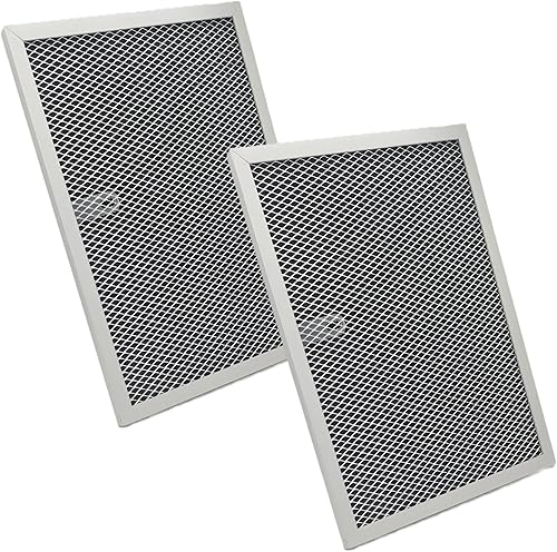 Filtro de carbón para campana extractora, 2 unidades, reemplazo universal para filtros tipo RLX6100RL6200, filtro de grasa y olor lavable