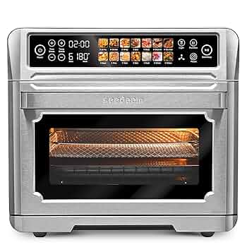 Amazon.com: Air Fryer Toaster Oven, SEEDEEM 25L Countertop