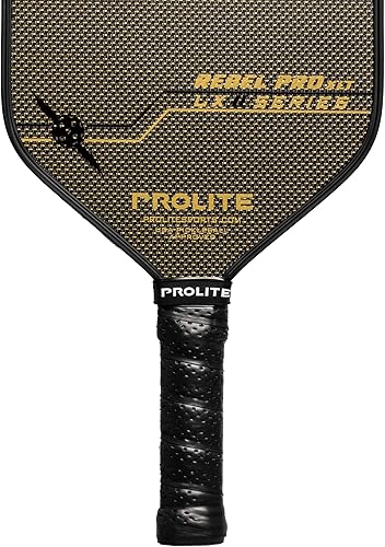 Miniatura 8 de Paletas de pickleball de la serie LX  Pala de pickleball de fibra de carbono Hyperweave  Núcleo de poliéster de 0.551 in  Raquetas de pickleball