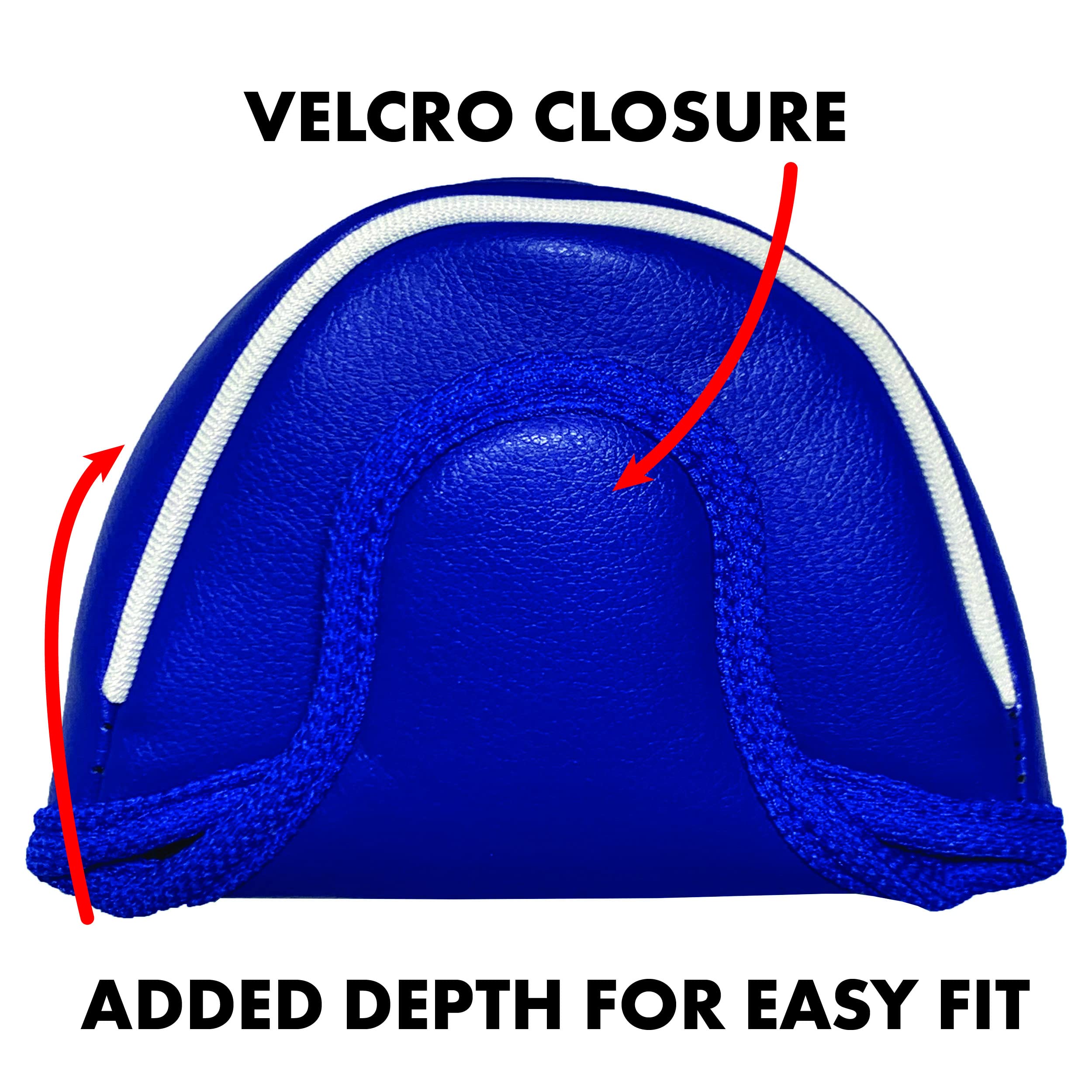 Team Golf NFL Detroit Lions Putter Cover - Mallet (Color) - Printed Team Golf NFL Putter Cover - Mallet Printed, Fits Most Mallet Putters, Easily Slips on and Secures with Velcro Closure