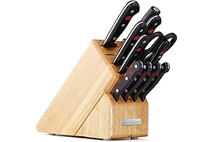 Gourmet 12-Piece Knife Block Set: Wickedly Sharp!