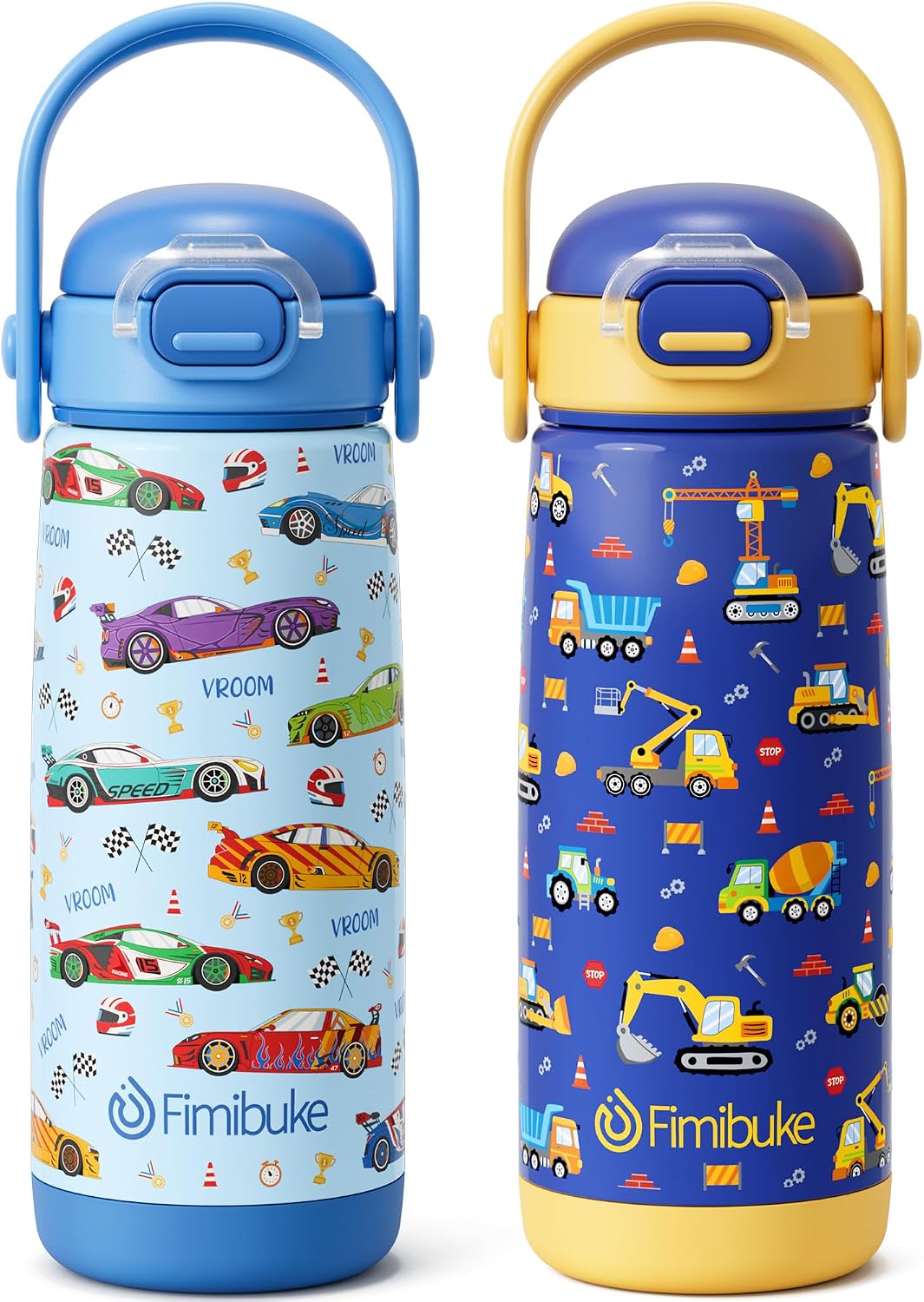 Fimibuke Toddler Water Bottle 18oz Kids