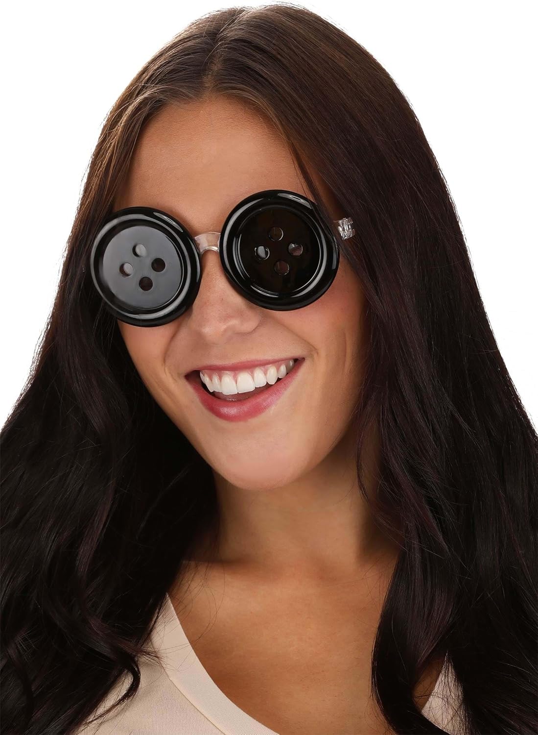 Coraline Button Eye Glasses for Adults - Women's Coraline Halloween Costume Accessories - Movie Character Cosplay