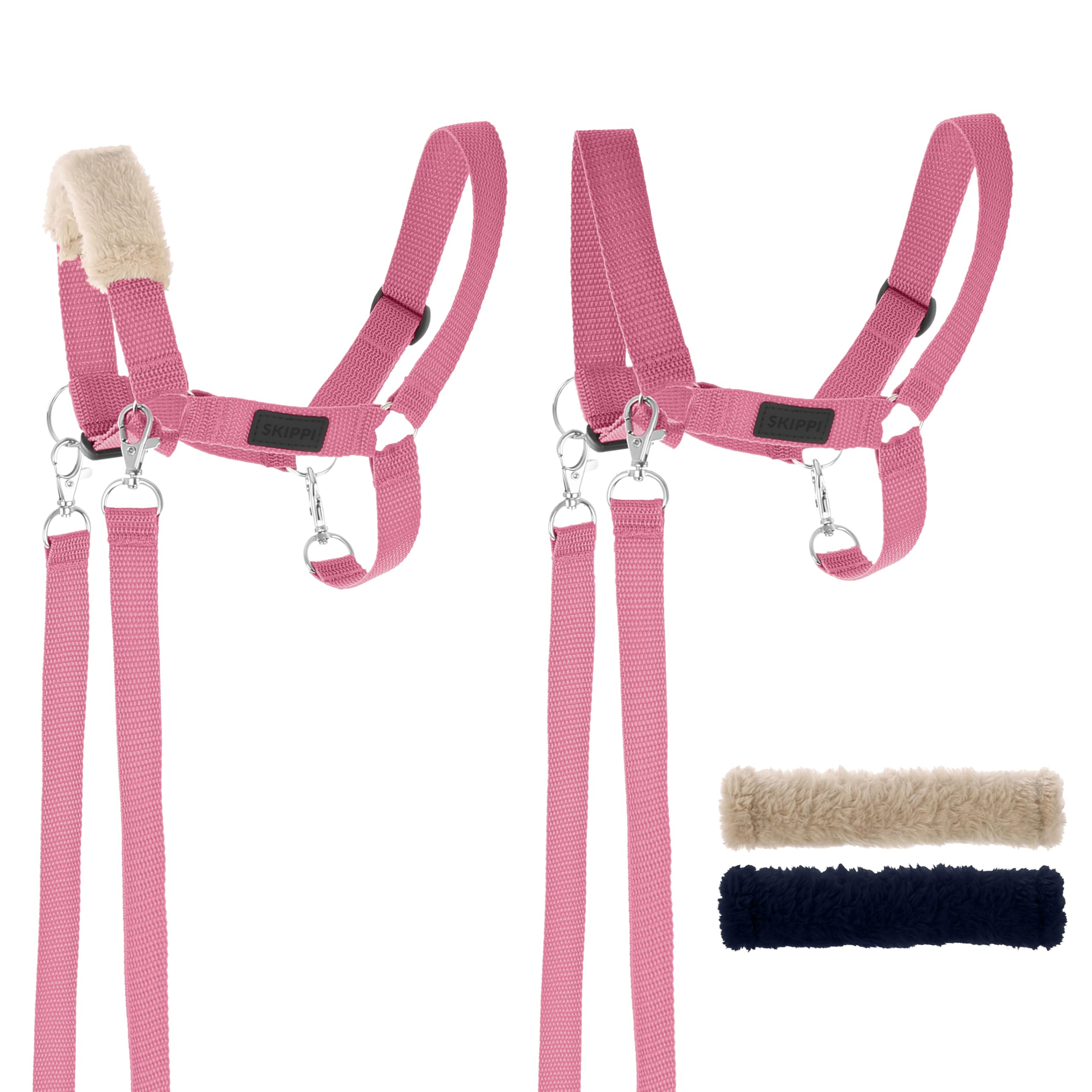 SKIPPI Halter for Hobby Horse - Pink