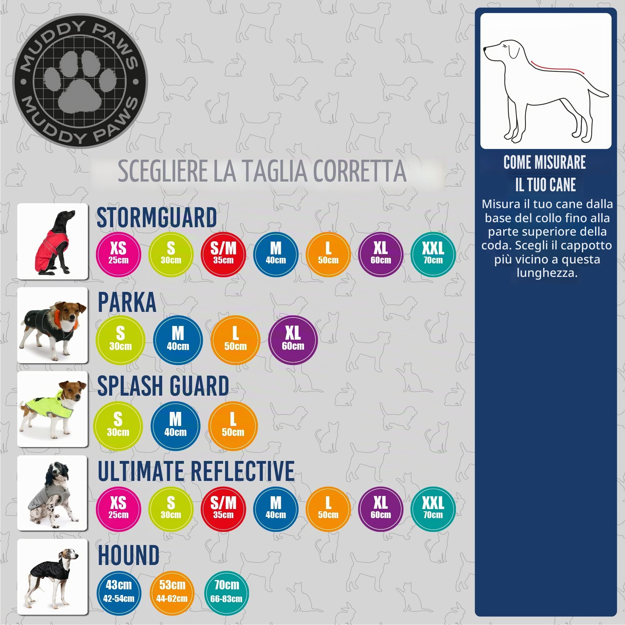 Ancol Muddy Paws Giacca e Protezione del torace per cani, Cioccolato, XL
