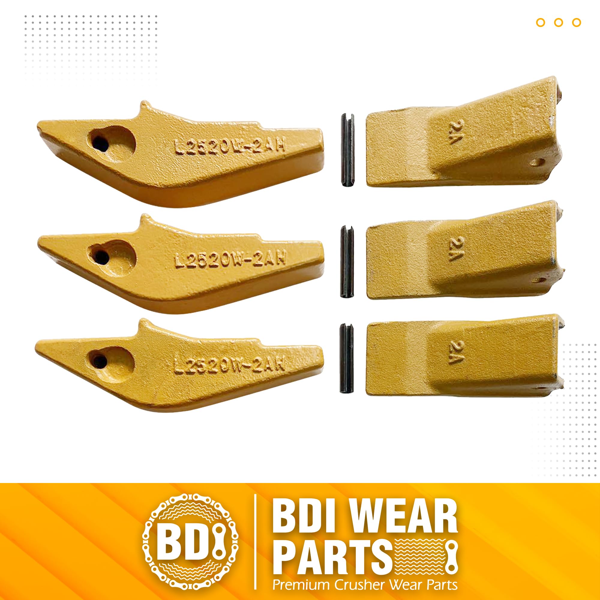 Amazon.com: BDI Wear Part Weld-on Flush Mount 2AH Bucket Shanks+