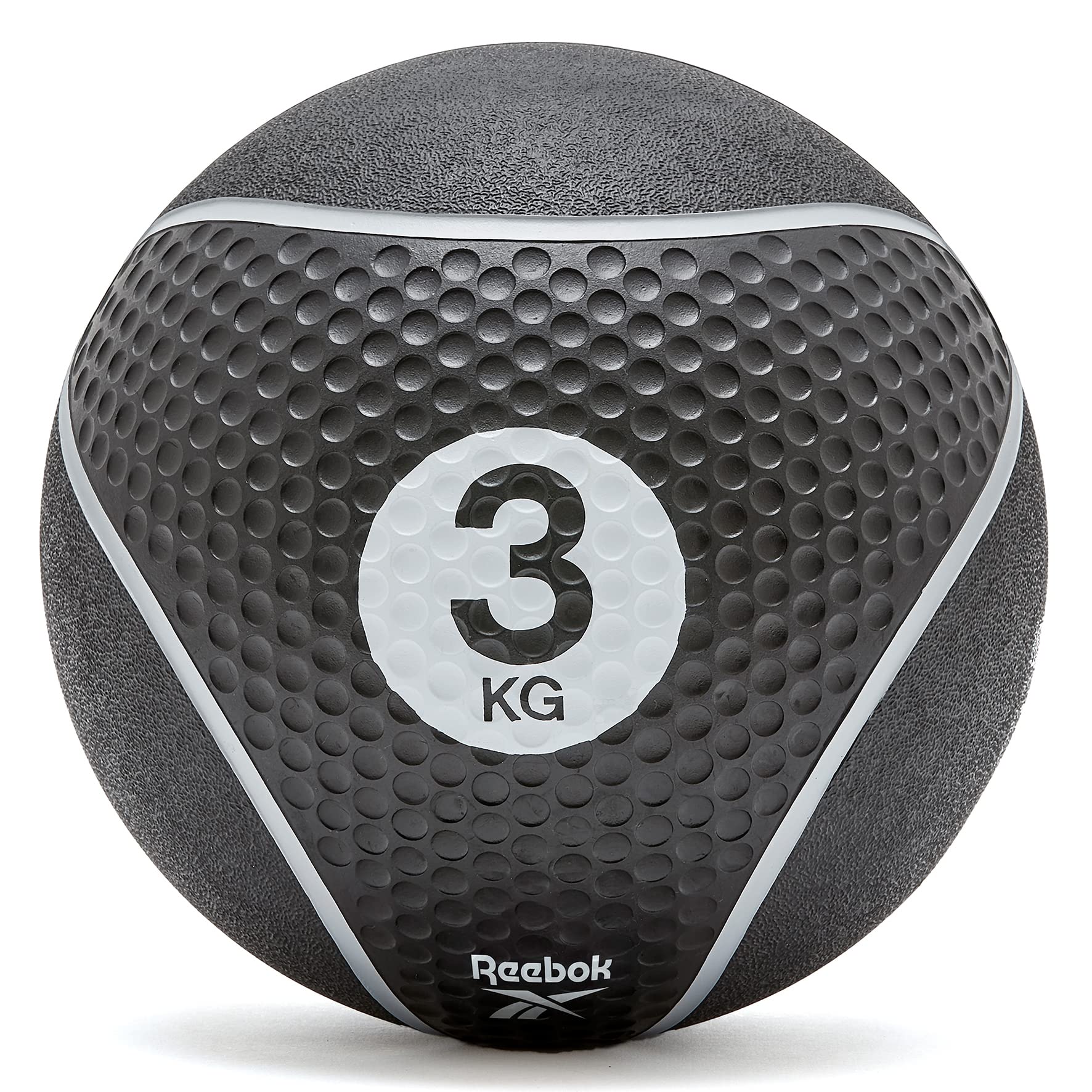 Reebok製のトレーニング用メディシンボール、直径約23cm 5kgです。 Amazon | Reebok メディシンボール - 3Kg | Reebok(リーボック