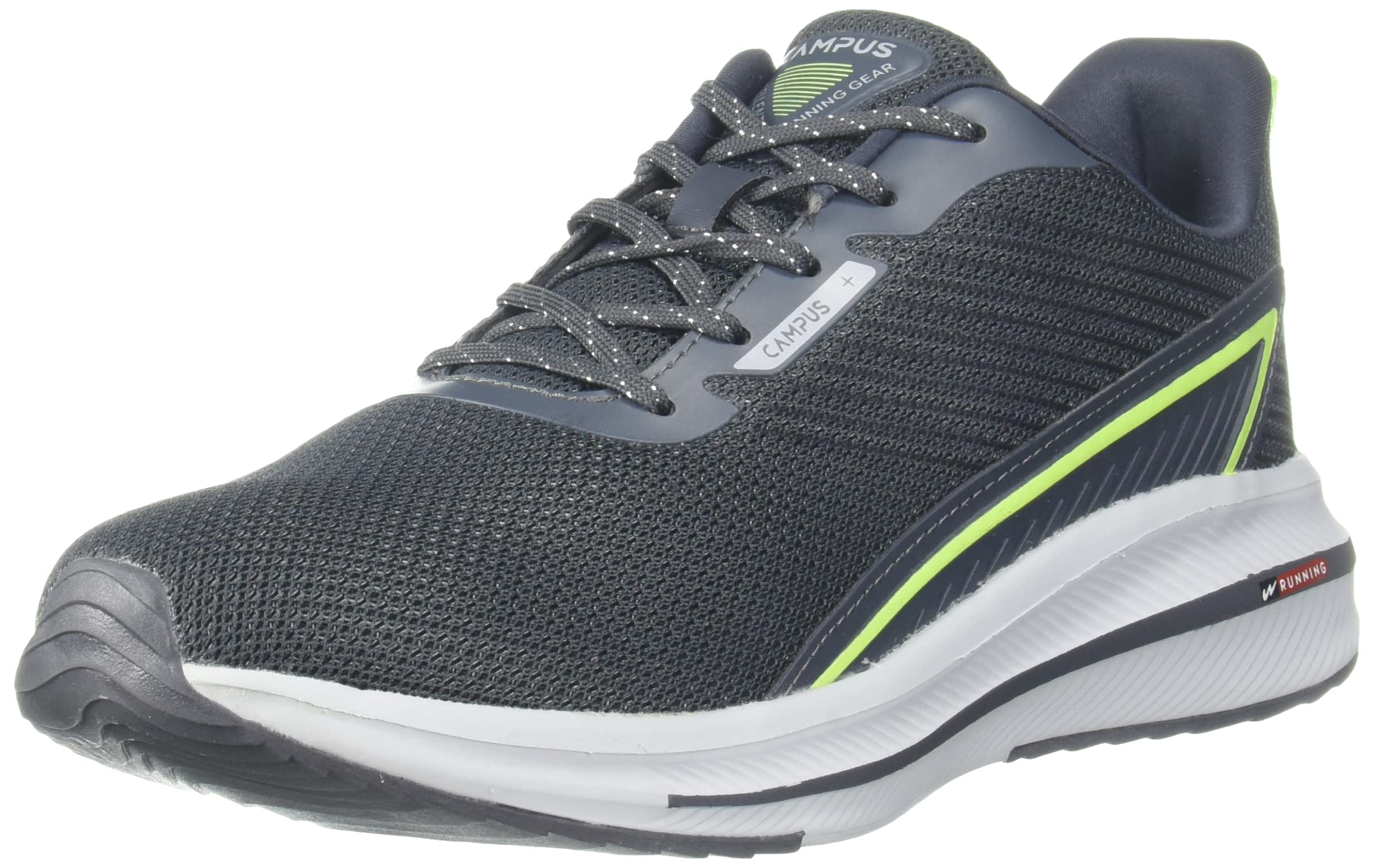 Campus Mens Thrill CH.Gry/LMN GRN Running Shoes - 6UK/India 22G-828A (B09SY86FTM) Amazon Price History, Amazon Price Tracker